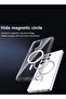 Samsung Galaxy S25 Ultra 5G 2025 Magnetic Case, Slim Transparent Flexible TPU Shockproof Magsafe Back Phone Case - Clear - 3