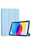 iPad 10th Generation 10.9 Inch (2022 Model) Case – Slim Stand Hard Back Shell with Auto Wake/Sleep Function, Blue