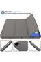 Space Gray iPad Pro 11 Inch Case (2022/2021) – Trifold Stand with Pencil Holder, Soft TPU Back - 5