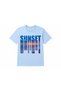 Unisex Oversize T-Shirt Sunset 1 Printed 100% Cotton T-Shirt Comfortable Fit