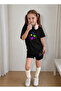 Shorts - T-Shirt Set for Girls, Summer Cotton Comfortable Fit Printed Combination Set