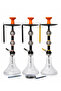Hookah Set 70cm – Luxury Shisha Kit A1285 | Premium 70cm hookah with an elegant crystal glass base and modern aluminum stem