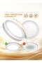 24W Round Crystal LED Ceiling Light, 18cm Flush Mount Lamp, 3-Color Temperature, Flicker-Free - 4