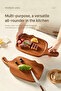جهاز تفريغ الهواءVacuum Sealer Machine + Wooden Cutting Board 2-in-1 Set – 75KPA External Vacuum System, Natural Solid Wood Tray, Multi-Purpose Kitchen Combo - 7