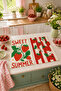 Sweet Summer Strawberry Patterned Red Green Summer Kitchen Mediterranean Stylish 2-Piece Kitchen Towel Set 35X55 - 7