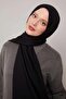 شال تينسل أسود سادة - 2