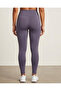Women Purple And Black Active Legging Set (2 Piece) - 2