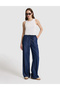 Cobalt Blue Loose Fit Jean Trousers 50324065-Vr032