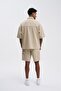 Men's Gabardine Shirt Light Beige - 7