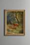 Red Deer Family - Vintage Patterned Painting - Fine Model