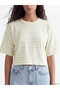 Nevavm Striped Oversize 100% Cotton Women's T-Shirt with a Difference - 3