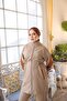Women's Modern Hijab Tracksuit Set with Zipper, Two-Piece Set - 3