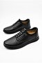 37040 Anatomical Soft Flexible Comfortable Genuine Leather Men's Shoes - 7