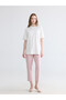 Lcw Modest Beige Crew Neck Embroidered Blouse - 2