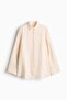 Crinkled viscose-blend shirt - 5