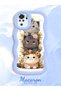 Redmi Note 10 4g Compatible Case Camera Protector Blue Silicone Couple Phone Case Cat Pattern - 2