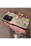 Infinix Note 50 Pro 4g Compatible Silicone Edge Hard Back Case Couple Phone Case with Floral Pattern - 2