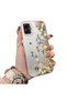 Samsung Galaxy A05 Compatible Silicone Edge Hard Back Case Couple Phone Case with Floral Pattern