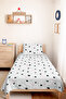 Pastel Geometric White Young Room Single Pique Set-Mint Pink 160X220Cm Quilted Bedspread - 6