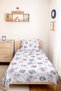 Elephant Girl's Pique Set - Pastel Pink Gray Baby Room Seasonal Bedspread - 160X220 cm - 6