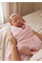 Embroidery Detailed 100% Cotton Baby Muslin Blanket, 4 Layers Multi-Purpose Muslin, 110 X 120 cm - 2