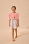 Elma Embroidered Striped Dress Pink - 6