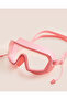 Kids Pink Swimming Goggles With Earplugs - 2