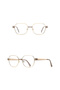 computer glasses, 3172, blue light protection, Rectangular, women, brown