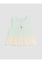Lcw Kids Green Embroidered Girls' Set - 2