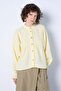 Women's Drawstring Muslin Shirt Yellow 31146 - 8