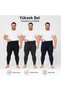|   Men's Oversized 3-Color Thermal Winter Tights Anthracite Dark Blue Black (3 Pieces) - 4