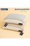 Block Sleeping Pet Bed Medium - Blue - Easy Clean Washable Dog & Cat Bed, with Premium Fabric and Non Slip Base – 60 x 50 x 10 cm - 4