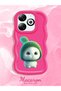 Infinix Smart 8 Compatible Case Camera Protector Red Silicone Couple Phone Case Cover Cute Pattern - 2