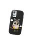 Redmi Note 10 Pro Compatible Case Camera Protector Black Silicone Couple Phone Case Owl Patterned - 3