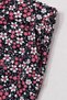 Women's Rosetta Regular Waist, Long Length, Elastic, Pocketed, Floral Printed, Stretchy Combed Cotton Shorts Fuchsia - 4