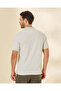 Men Green Striped Polo T Shirt - 3