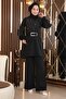 Pearl and Stone Detailed Suit Black 19116 - 3