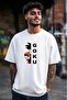 Goku Printed Cotton Oversize T-Shirt