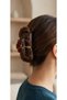 Bone Pattern Large Hairpin Matte Acetate Strong Hold Women's Hair Clip Hair Accessory Jewelry Gem 8 cm - 8
