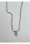 Vip Design Zircon Stone N Letter Xp Silver Color Necklace