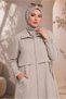 TRENCH COAT 10882 WITH TIE DETAIL - 3