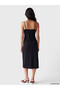 Original Draped Collar Drawstring Strap Gathered Dress - 4