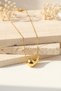 Yellow Color Drop Tip Steel Necklace for Women Stylish Design for Daily and Special Occasions - 4