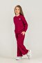 Girl's Sweet and Chic Burgundy Tracksuit Set Rp3921-C-V2 - 5