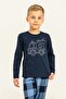 Boy's Whoosh Ambulance Navy Blue Long Sleeve Pajama Set Rp3871-C-V2 - 7