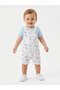 Cotton Fish Detailed 2-Piece Baby Boy Salopet Set Jumpsuit - 2