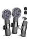 N9 Mini Mic Pro Wireless Microphone for iPhone iPad Android Lavalier Microphone for Video Recording -2 Pack - 3
