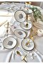 Black Iskandar Model Gold Gilded 6-Person 12-Piece Luxury Tea Set - 4