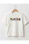 Oversize Superhero Printed Kids' T-Shirt – 100% Cotton Unisex White T-Shirt