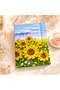 Sunflower Patterned Magnetic Adhesive Photo Album Hard Cover 30 Pages - 5